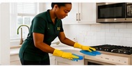 Residential kitchen cleaning
